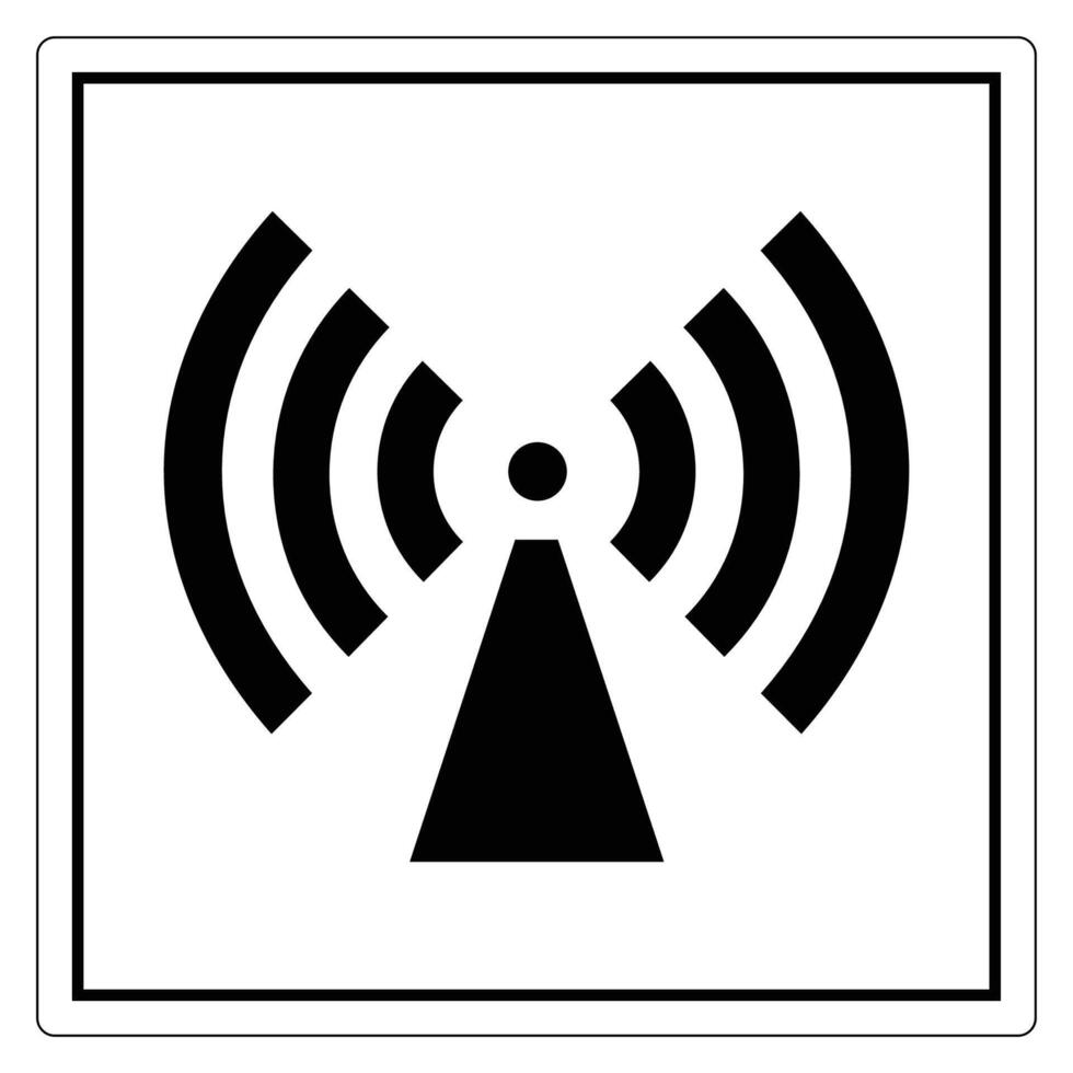 Wireless Signal Icon for Communication Technology vector