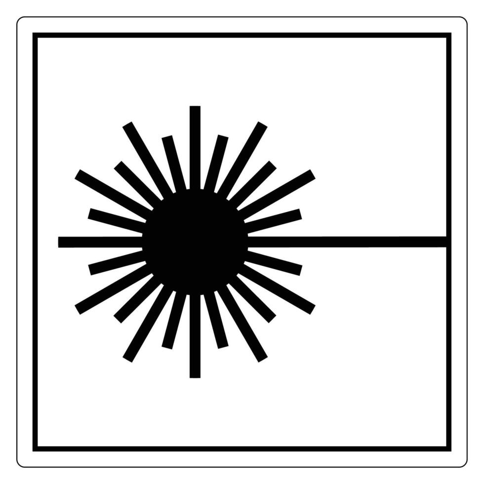 Abstract Black Sunburst Design on White Background vector
