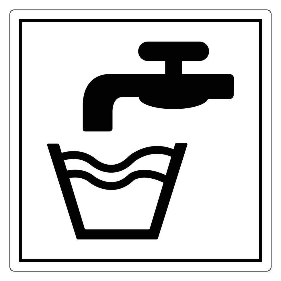 Water Tap Icon for Clean Water Access Awareness vector
