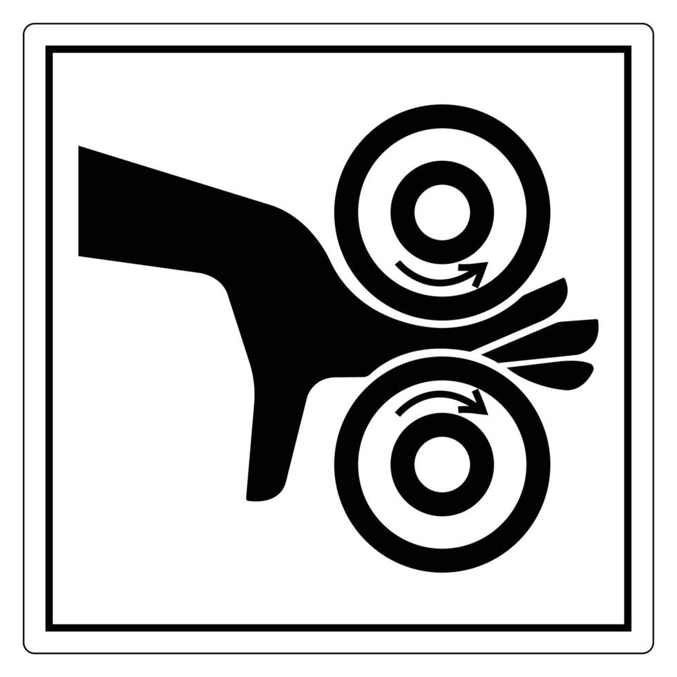 Hand Motion with Circular Arrows Icon for Guidance vector