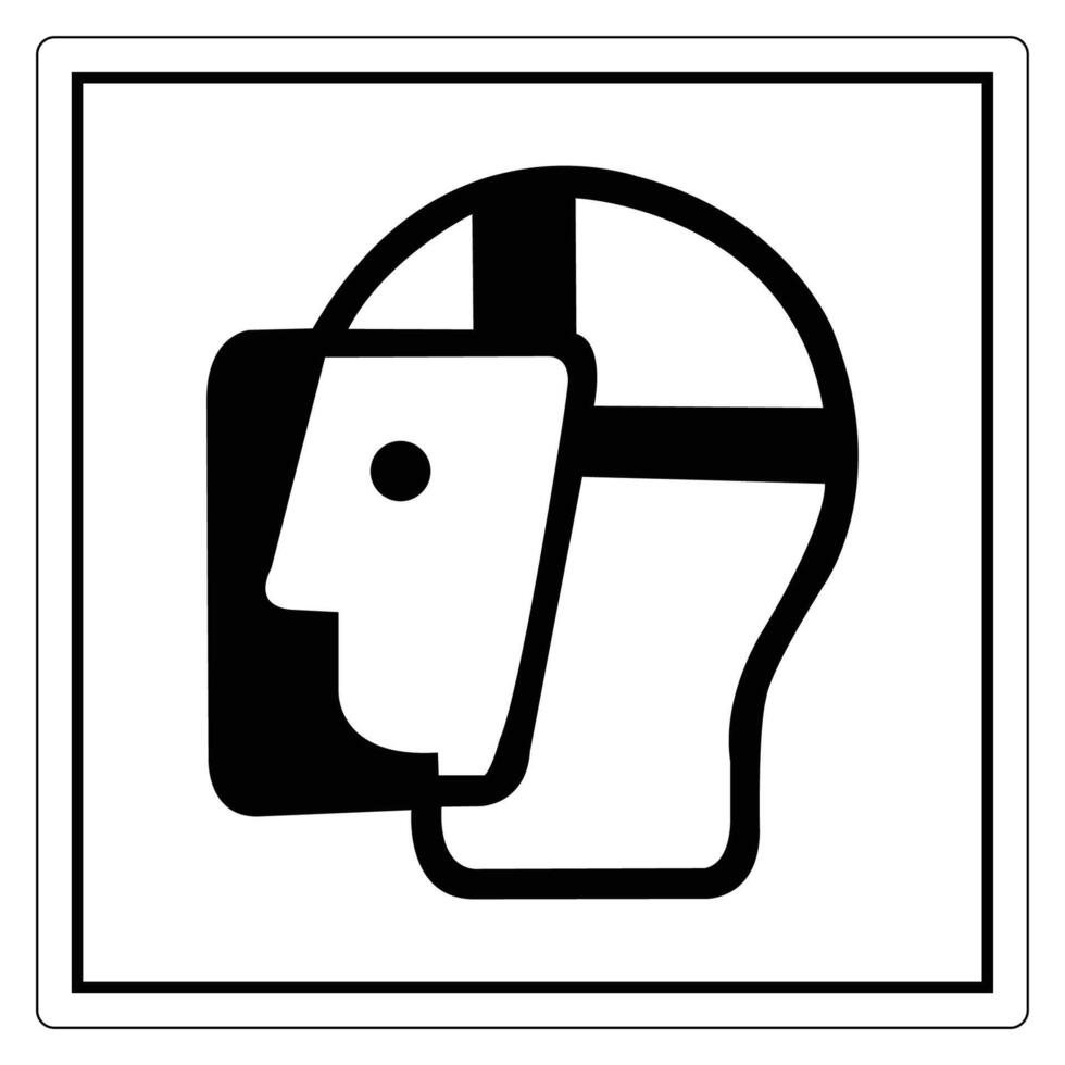 Minimalist Graphic of Head in Profile Design vector