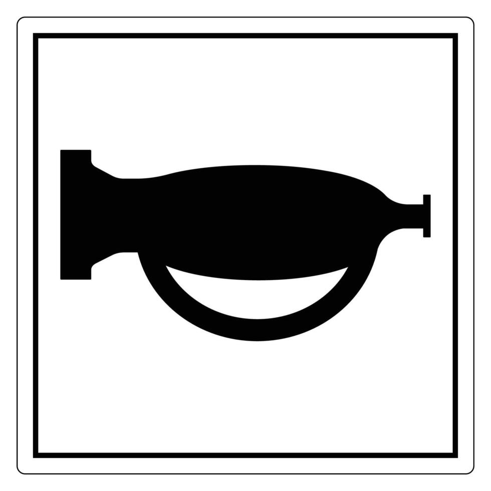 Simple Silhouette of a Handheld Device vector