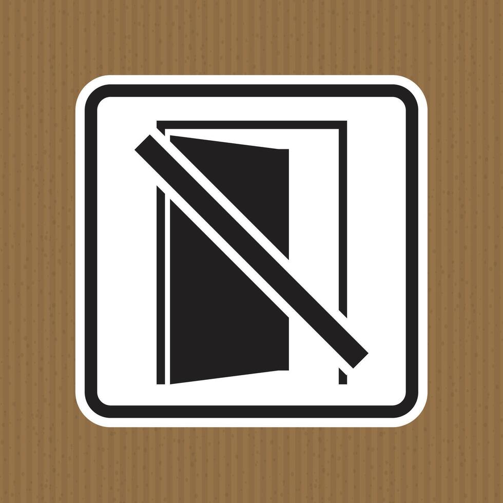 No Access Sign on Brown Background vector