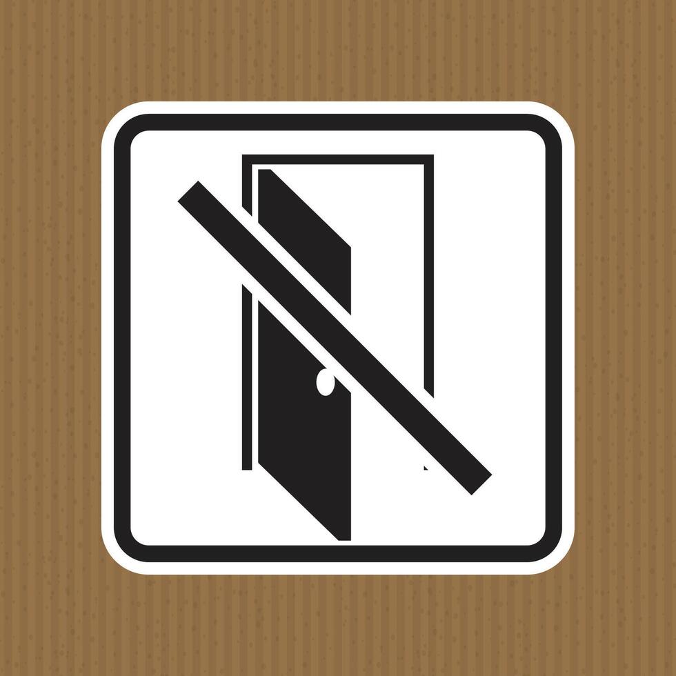 No Entry Sign with Minimalist Design vector