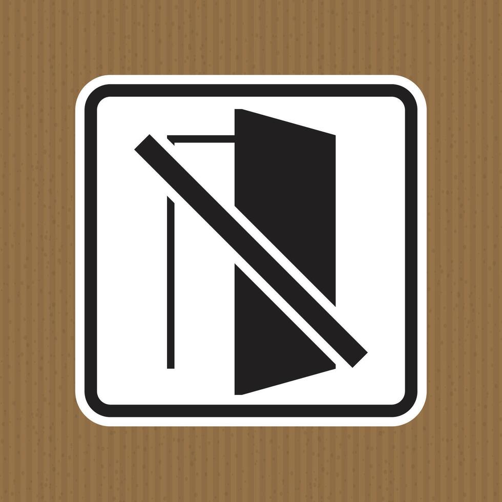 No Entry Sign on Textured Background vector