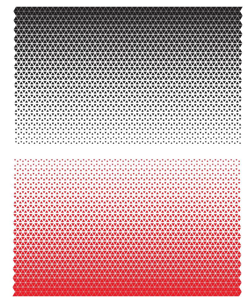 Abstract Triangle Halftone Design vector