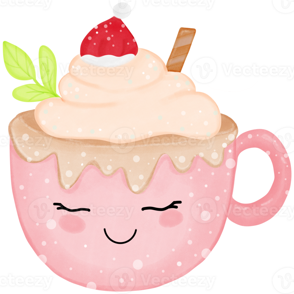 New Year's Festival Coffee Cup png