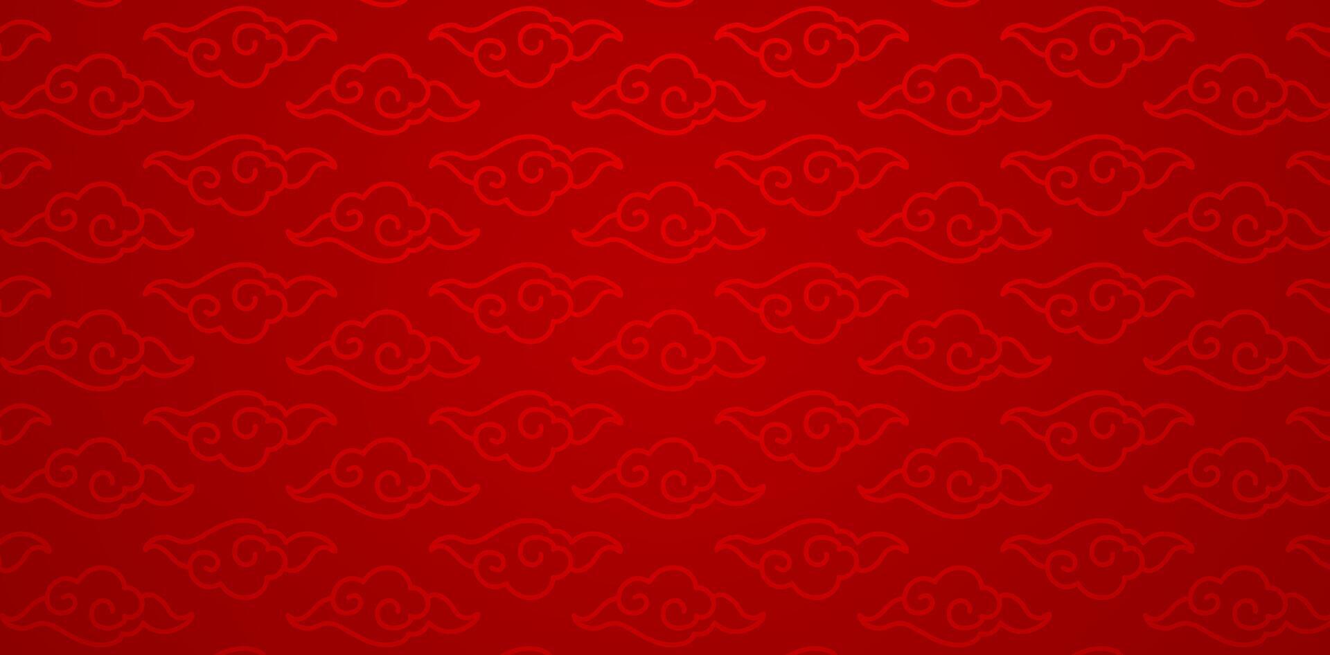 clouds lines illustration dark red patterned ornamental chinese designs backgrounds for patterned fill, webs pages, surface textures, books covers, fabric printing papers, birthday invitations, banner vector