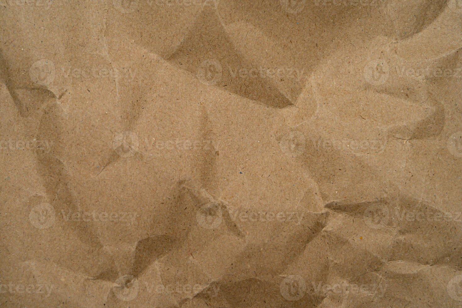 Recycle Paper Texture background. Crumpled Old kraft paper abstract shape background with space paper for text high resolution photo
