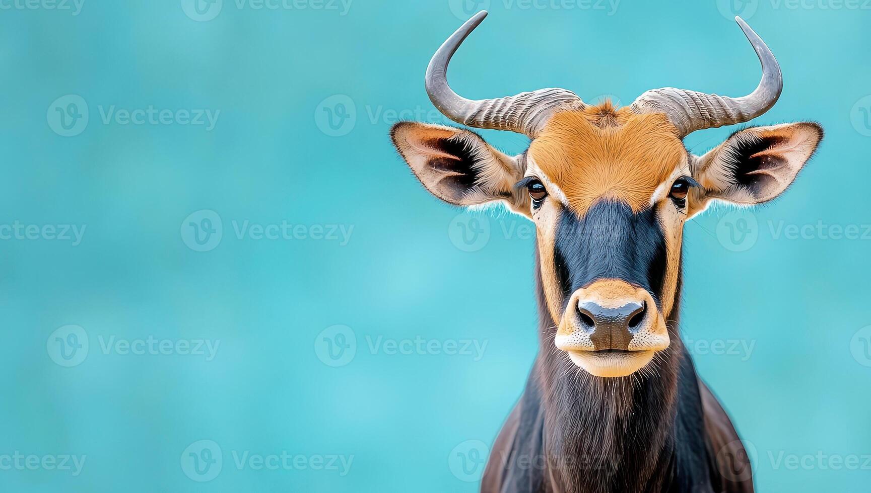 Bongo Antelope Portrait, Majestic Wildlife of the African Rainforest photo