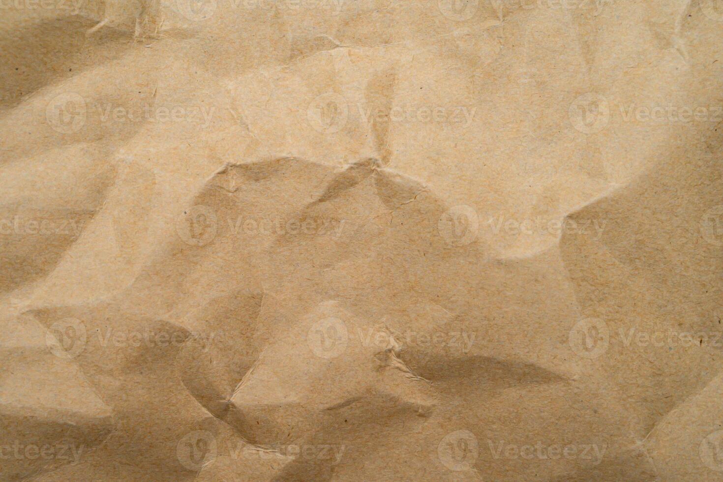 Recycle Paper Texture background. Crumpled Old kraft paper abstract shape background with space paper for text high resolution photo
