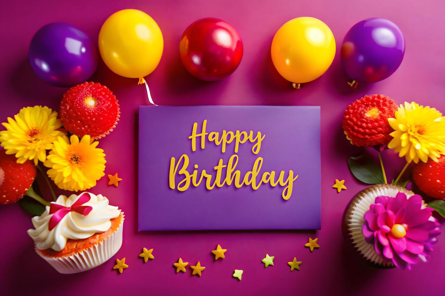 Happy birthday wishes for friends and family photo