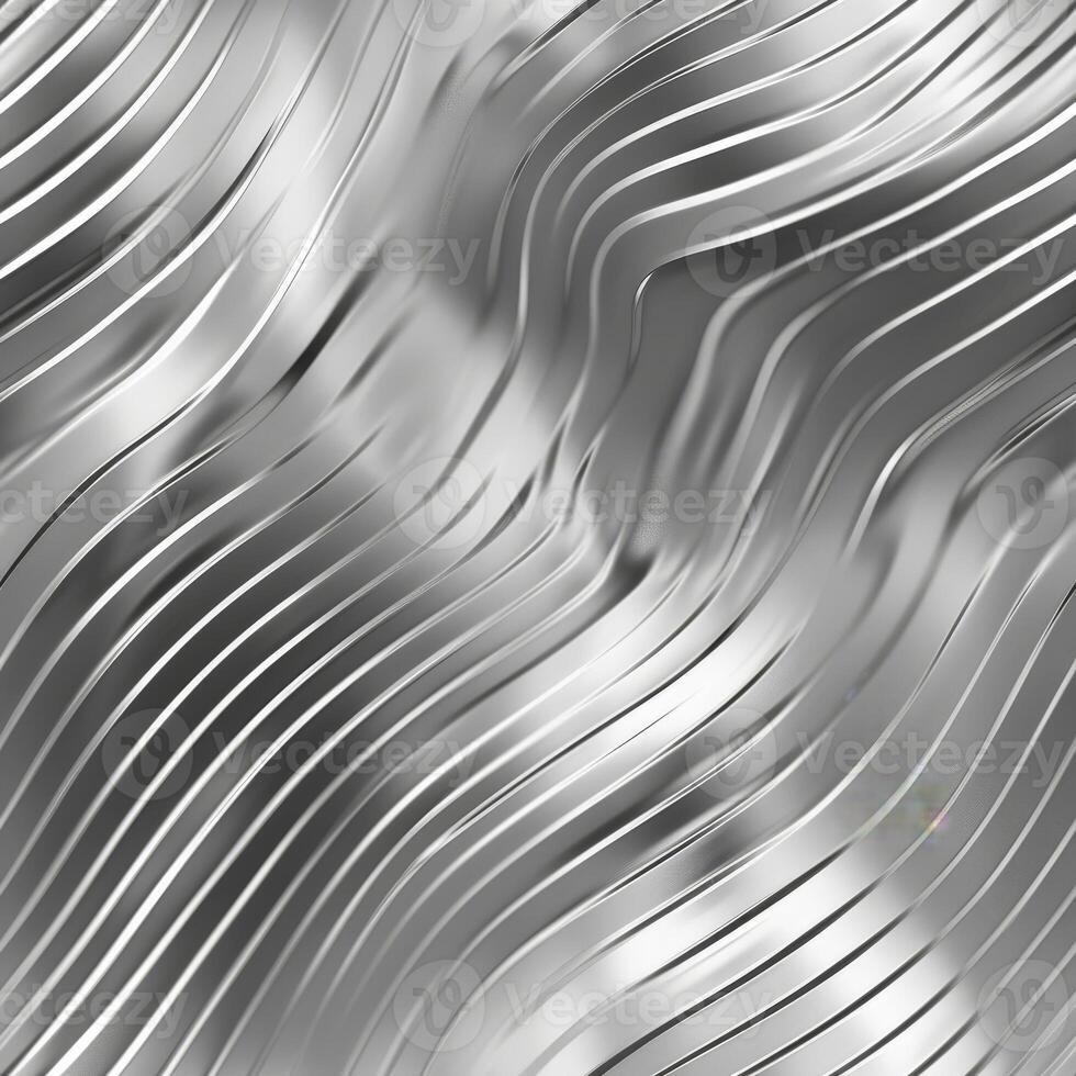 The artwork reveals a captivating silver backdrop with smooth, flowing lines that create an elegant interplay of light and shadow, enhancing the overall texture photo