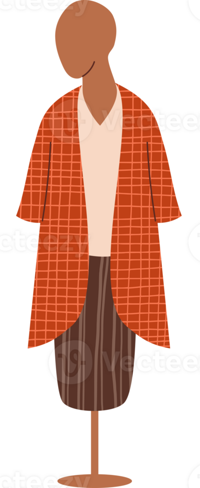 Mannequin with female clothes png