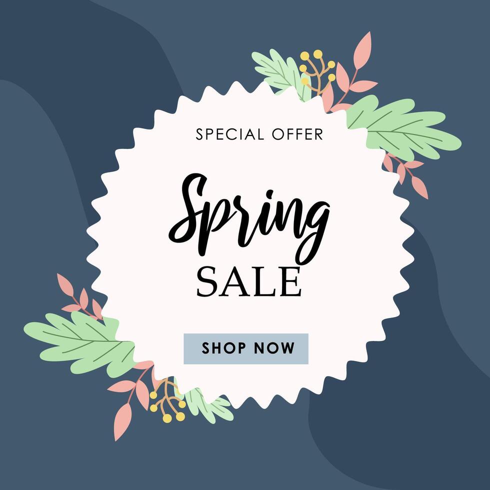 Spring Sale Banner vector