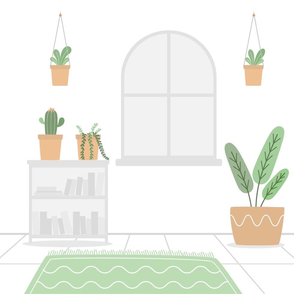 Cozy living room vector