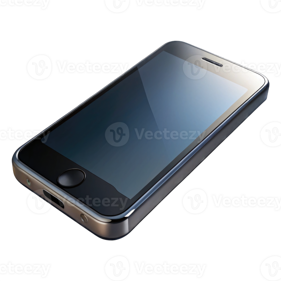 smartphone leeg scherm mockup uitknippen png