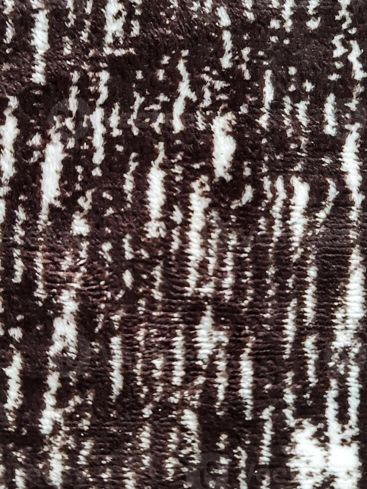 Fill inframe photo, close up of a carpet pattern. Soft fur carpet. Suitable for your home. photo