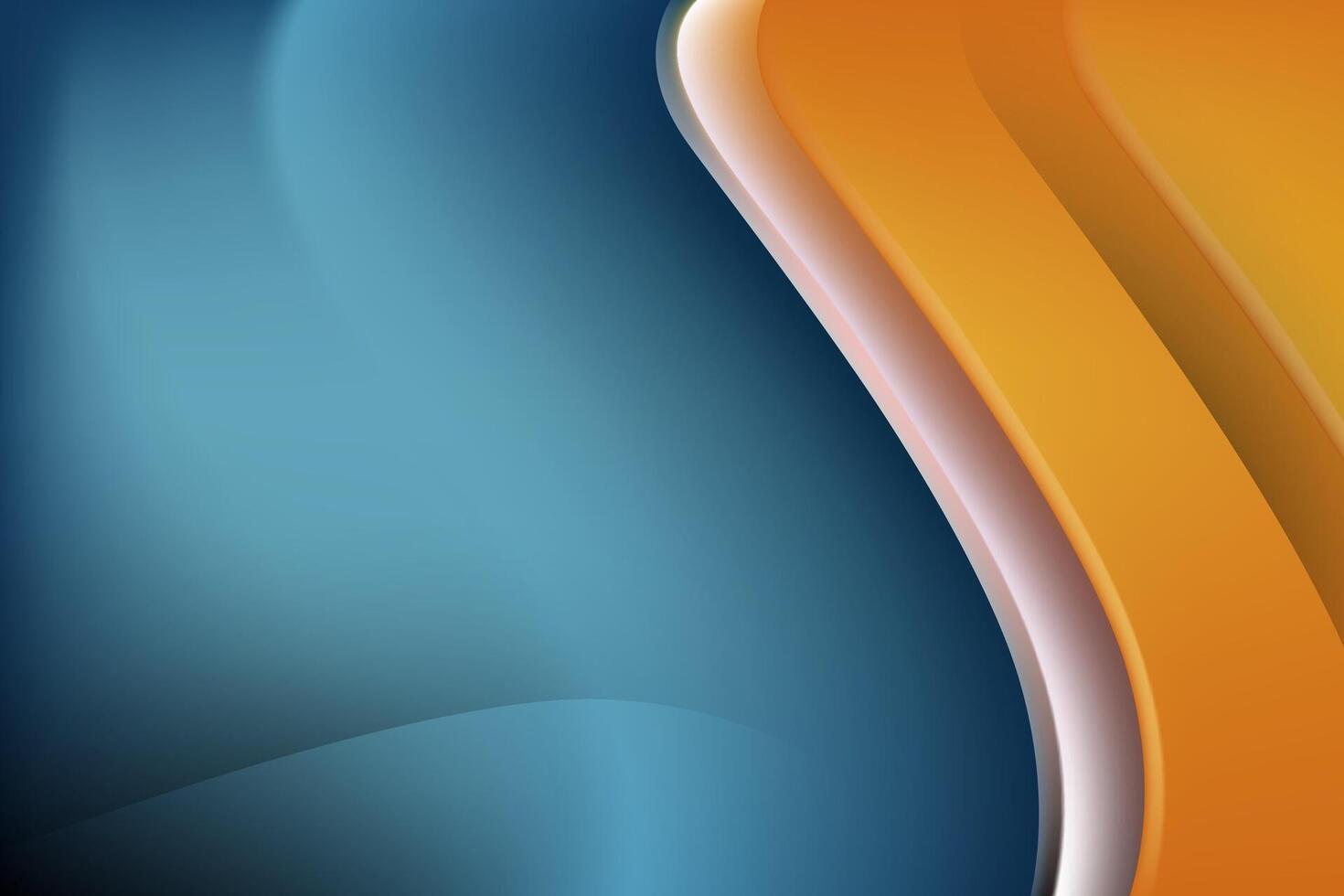 blue, orange gradient modern elegant banner digital and graphic template vector
