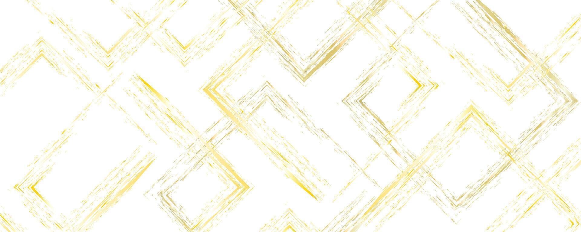 abstract geometric pattern square drawn with colorful triangle, square shapes drawn with dry brush vector