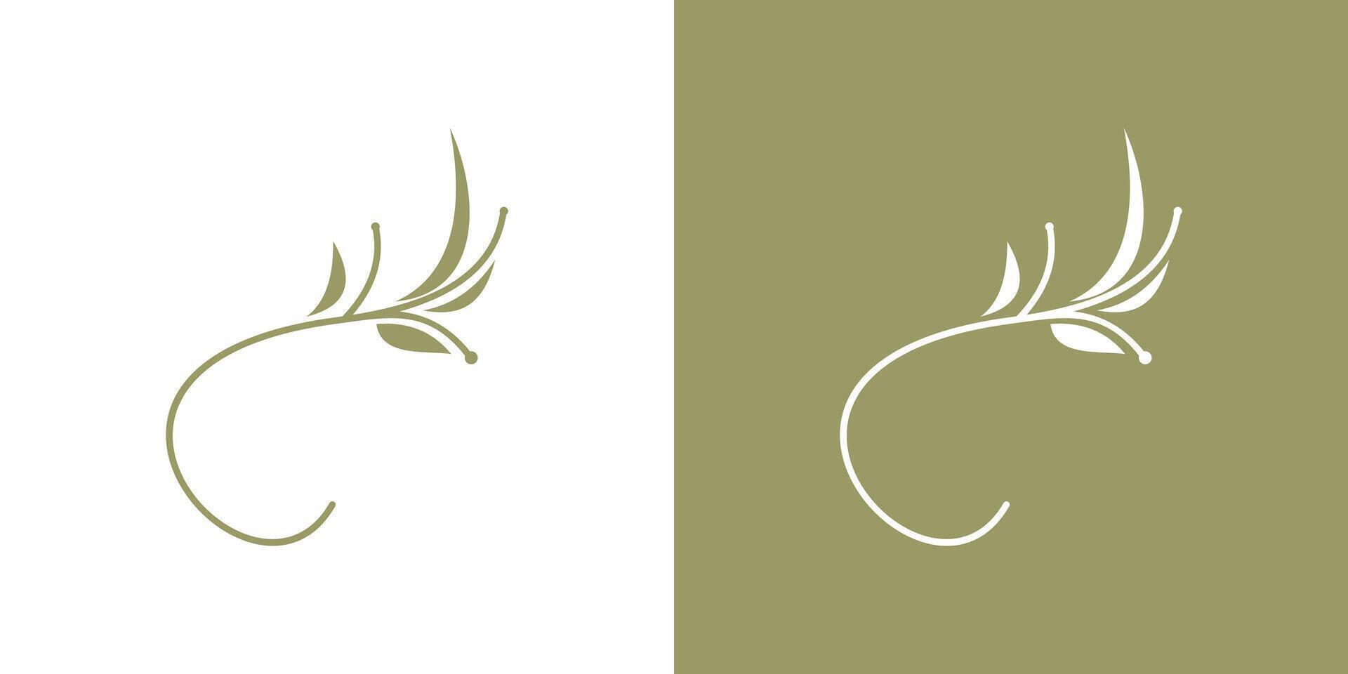 Leaf stem leaves branch background nature graphic illustration isolated vector