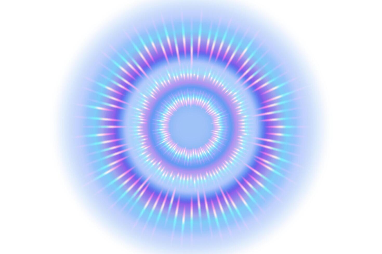Blue Sunlight Effect, Exclusive Isolated on White Background vector