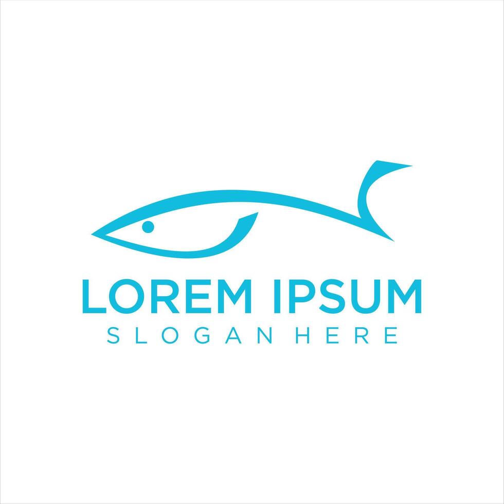 Fish logo gradient colorful design illustrations vector