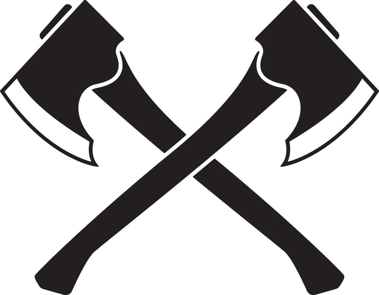 Ax silhouette . Ax Icons, and Graphics isolated on white background. Axe icon Flat set vector