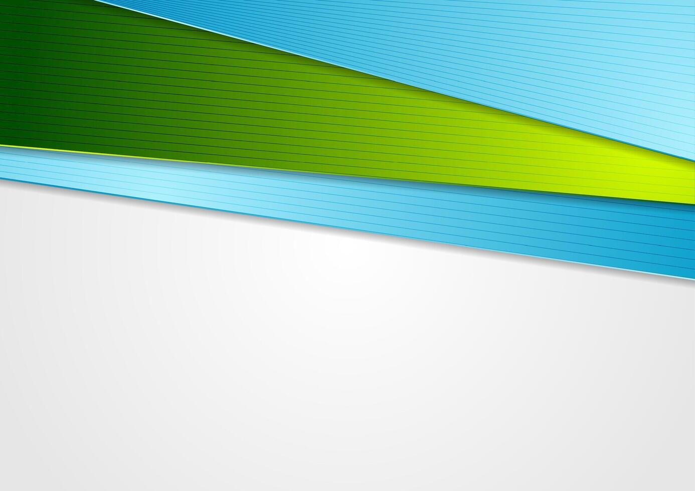 Blue and green abstract corporate background vector