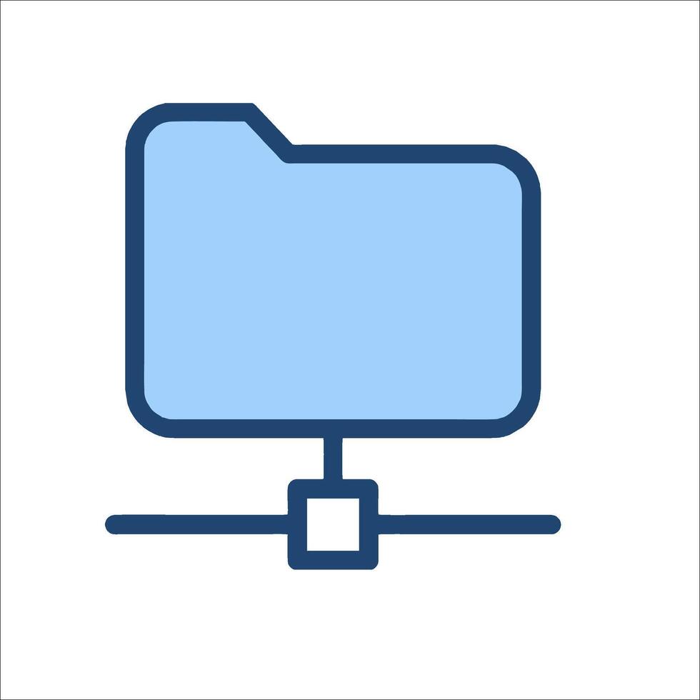 File folder icon illustration vector