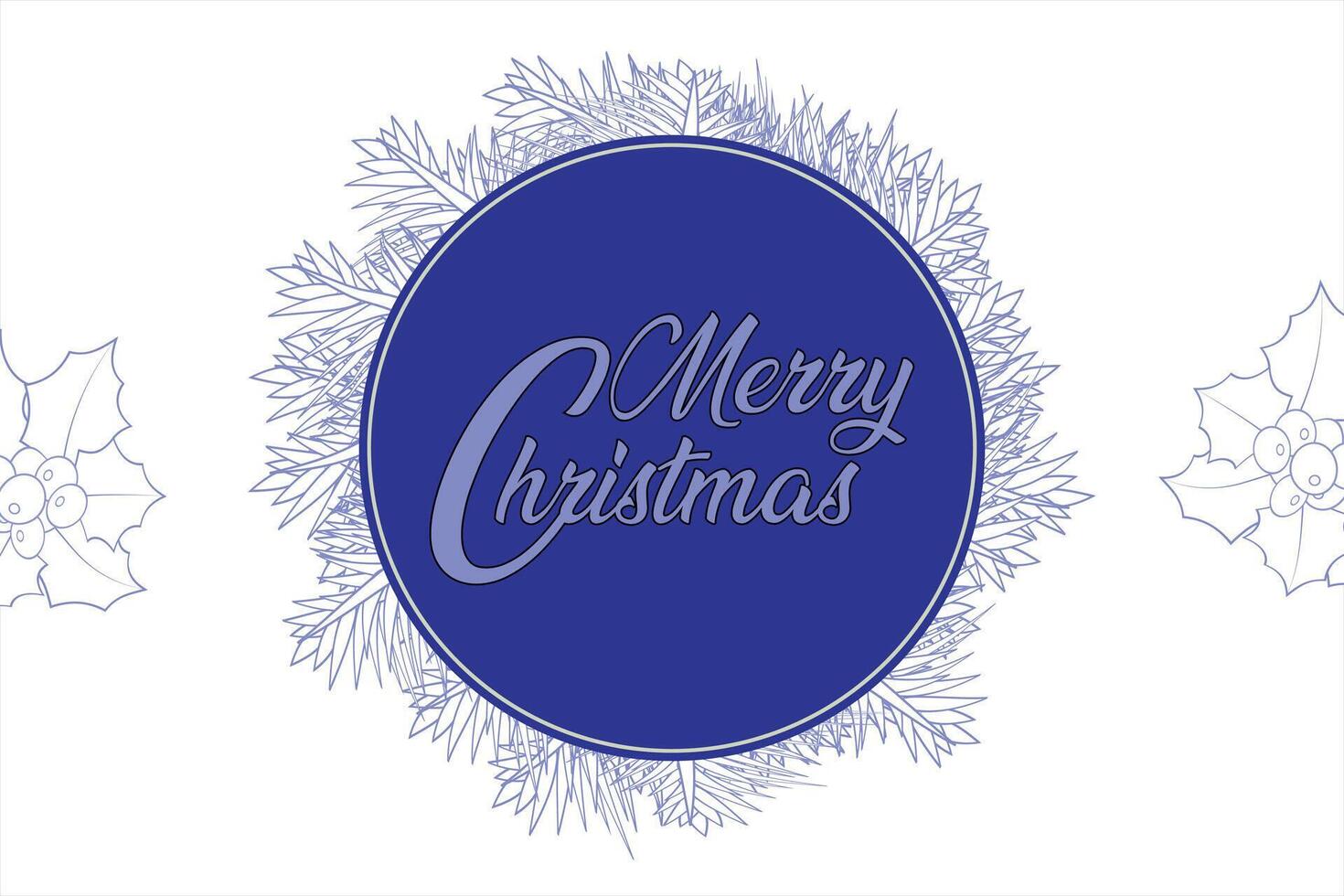 Merry Christmas background design. vector