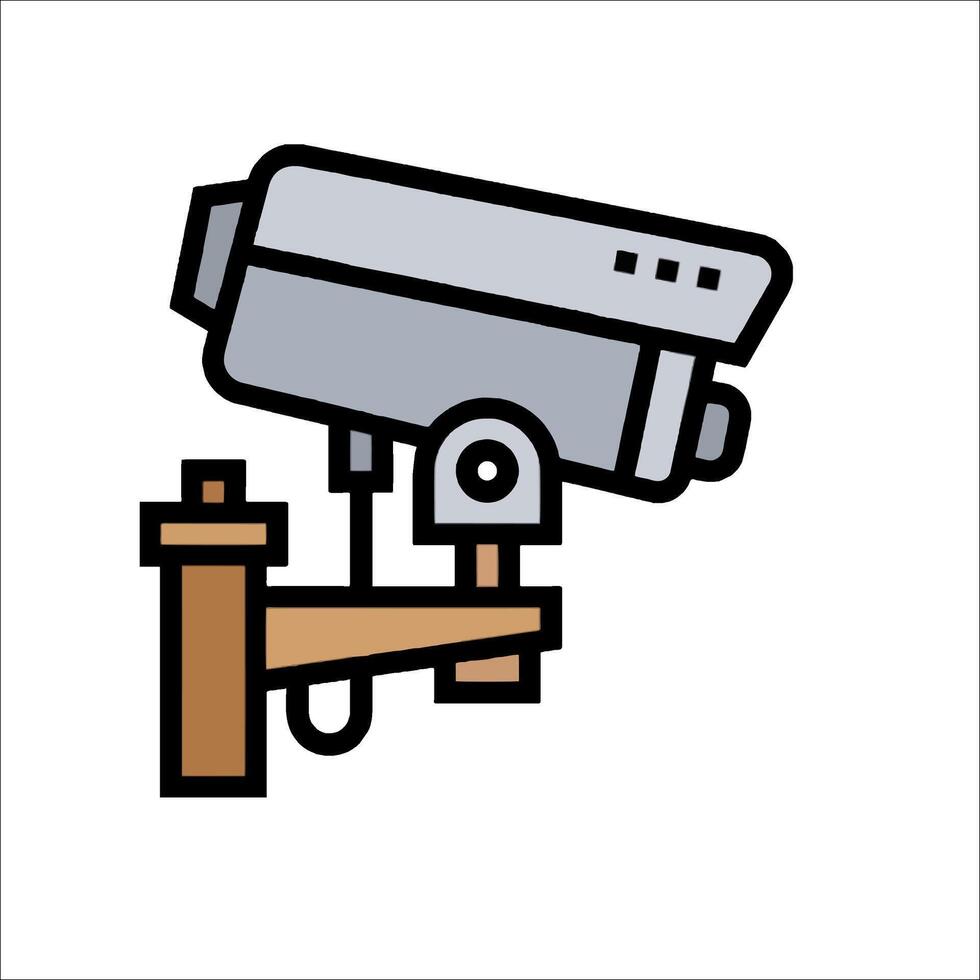 Security camera icon illustration design vector