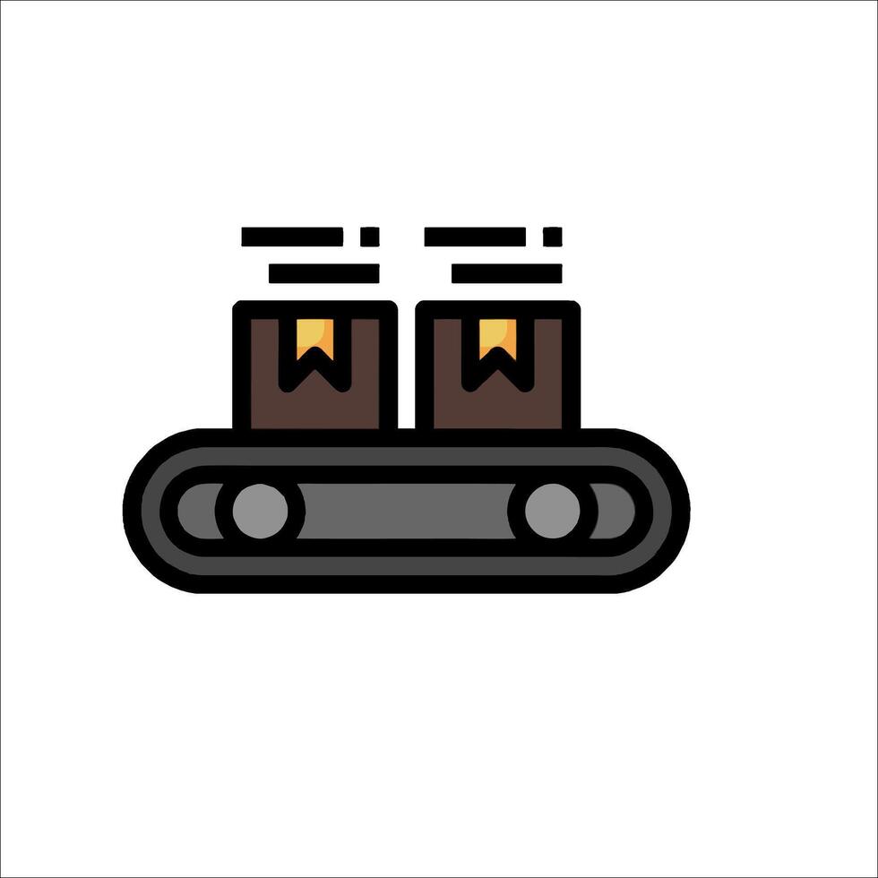 A black and white icon of a tank vector