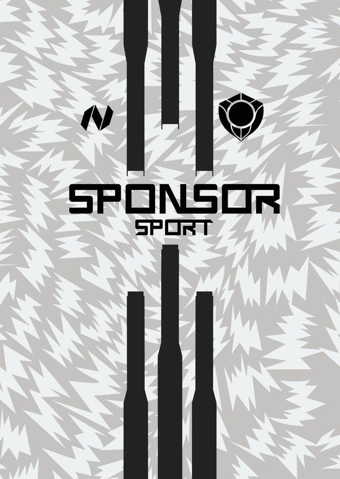Background sport jersey running vector