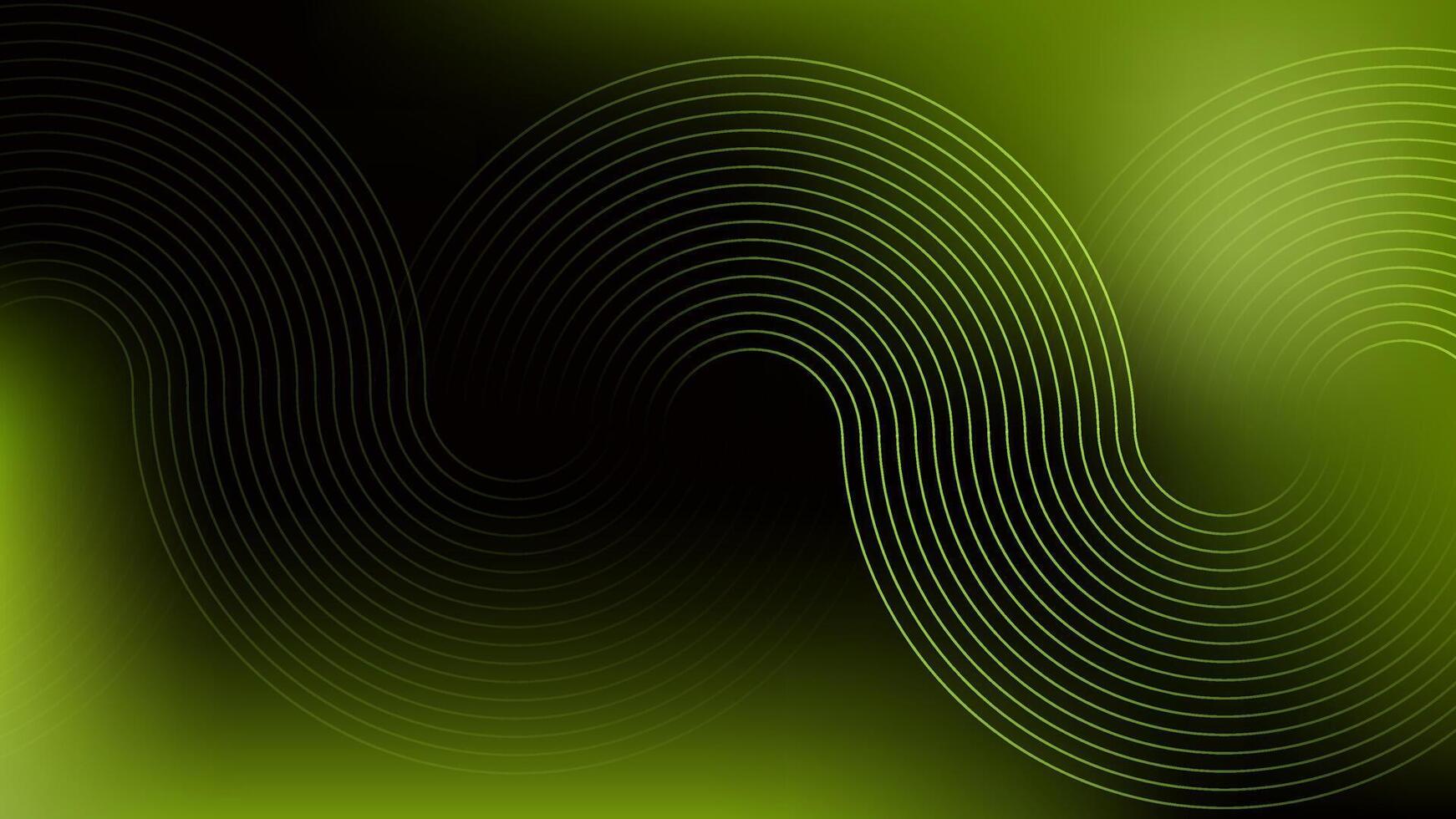 Geometric background Abstract. Modern green futuristic technology editable vector