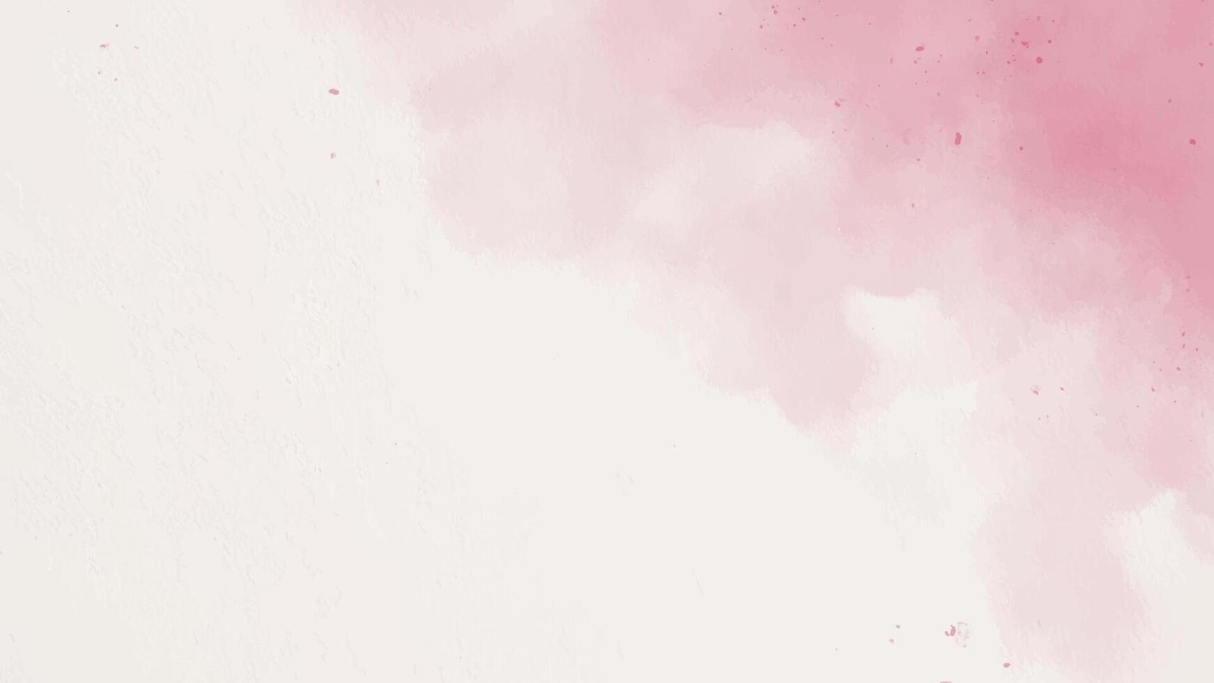 Abstract horizontal watercolor background for valentine celebration. Hand drawn texture. Brush stroked painting pastel color watercolour vector