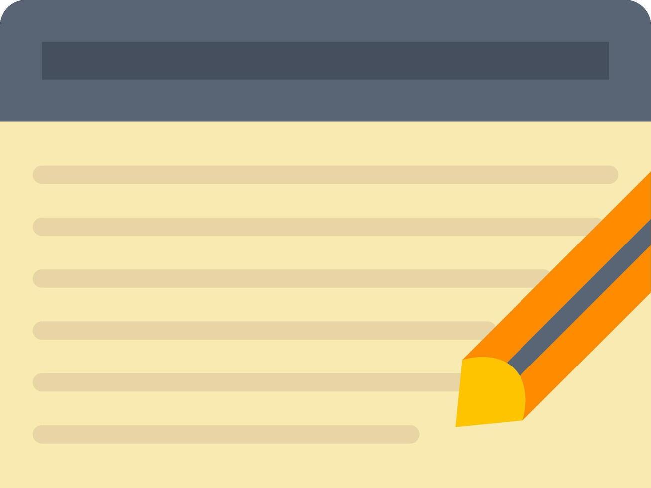Pencil illustration design vector