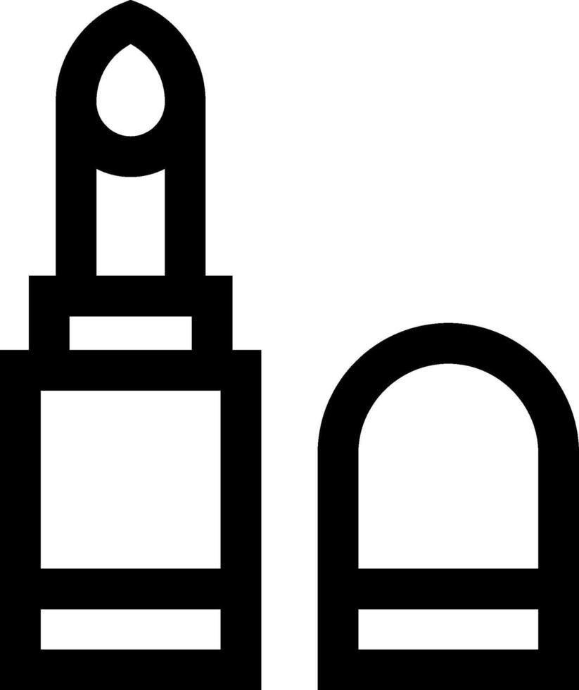 Lipstick icon illustration vector