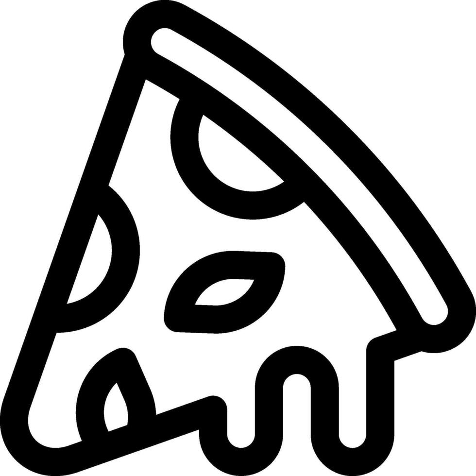 Pizza icon illustration vector