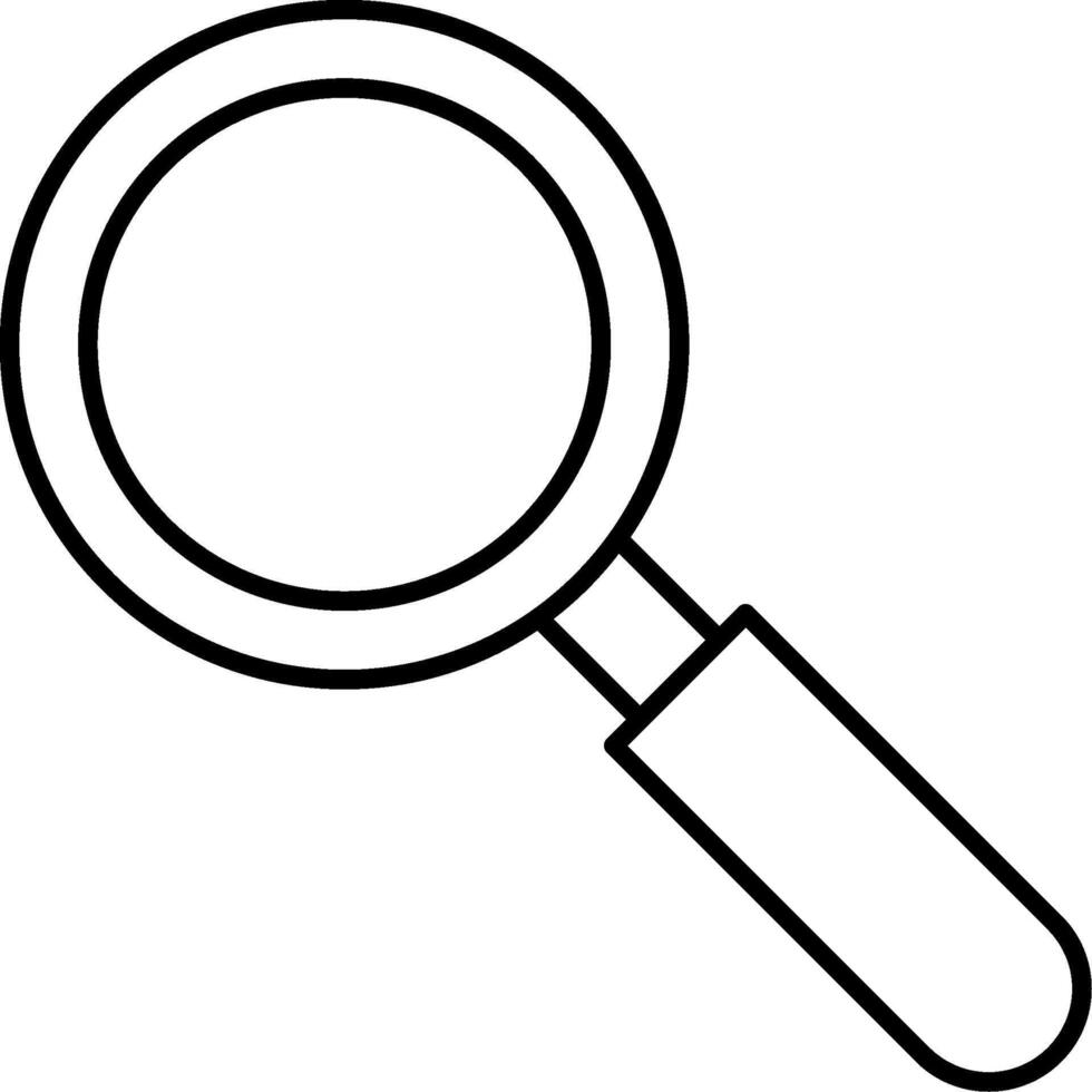 Magnifying glass clipart vector