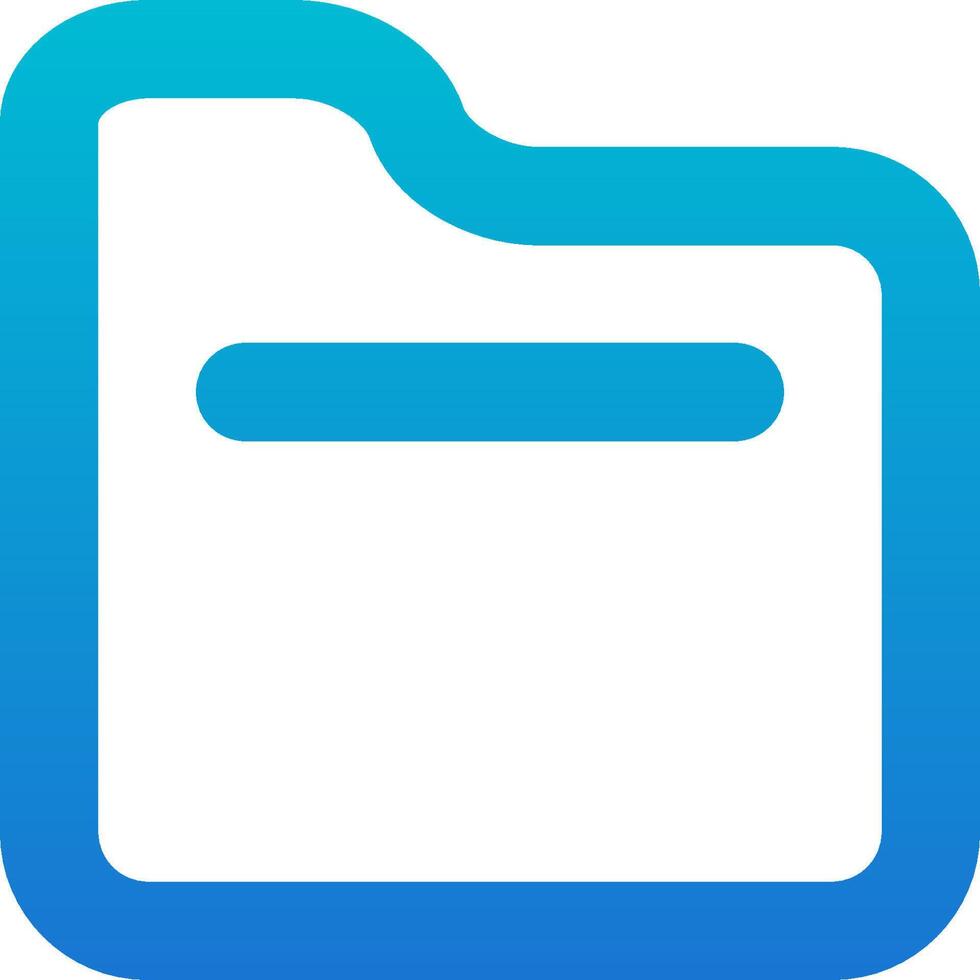 A blue folder icon with a blue arrow vector