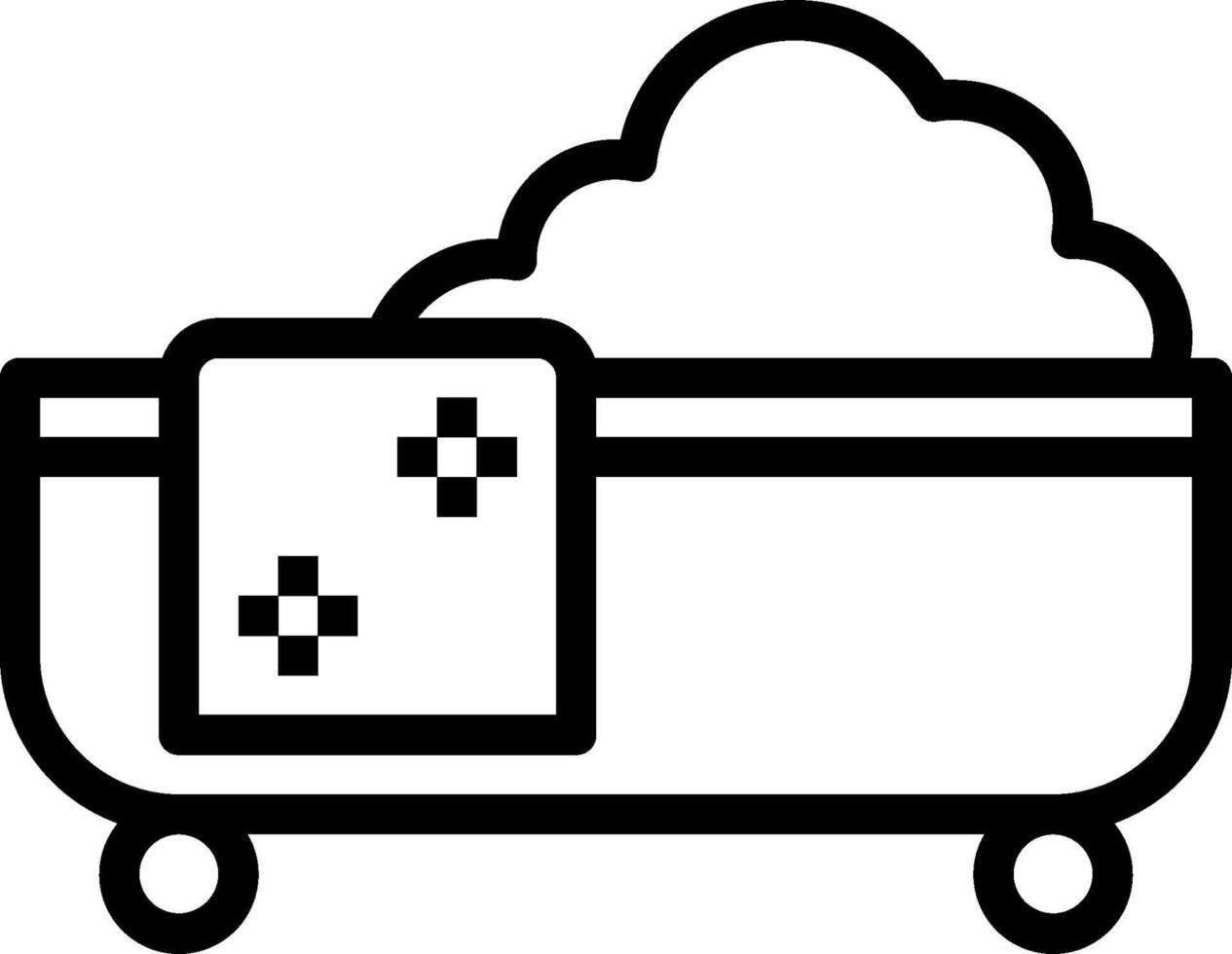 Bathtub icon illustration vector
