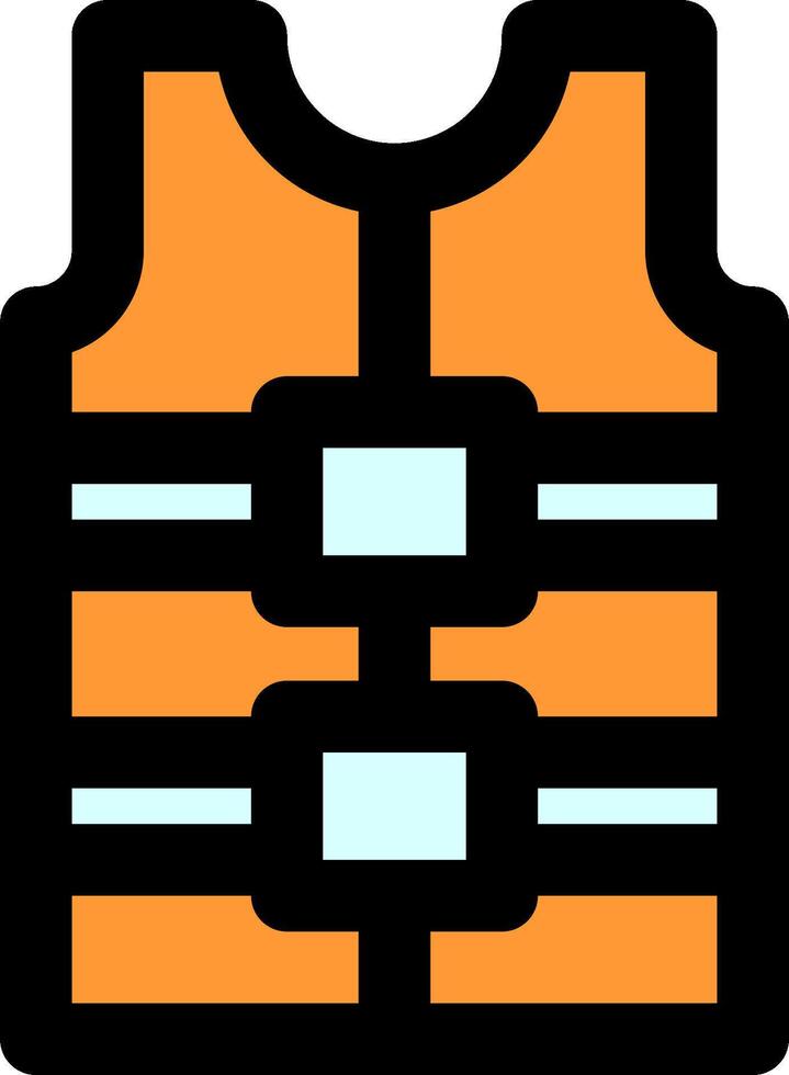 Life vest icon vector