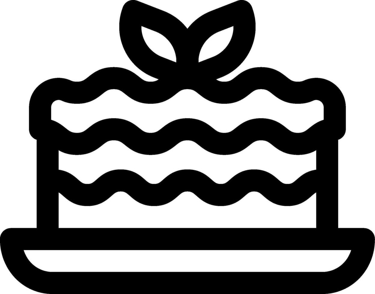 Cake icon illustration vector