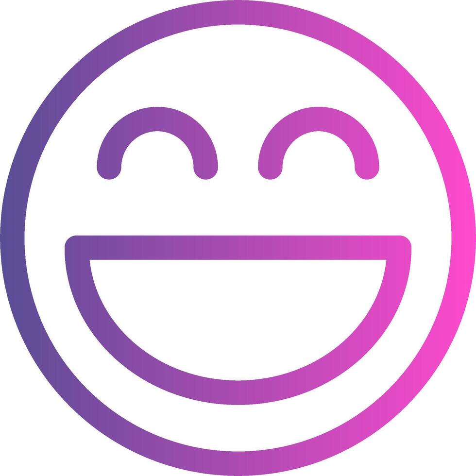 A smiley face with a purple and pink background vector