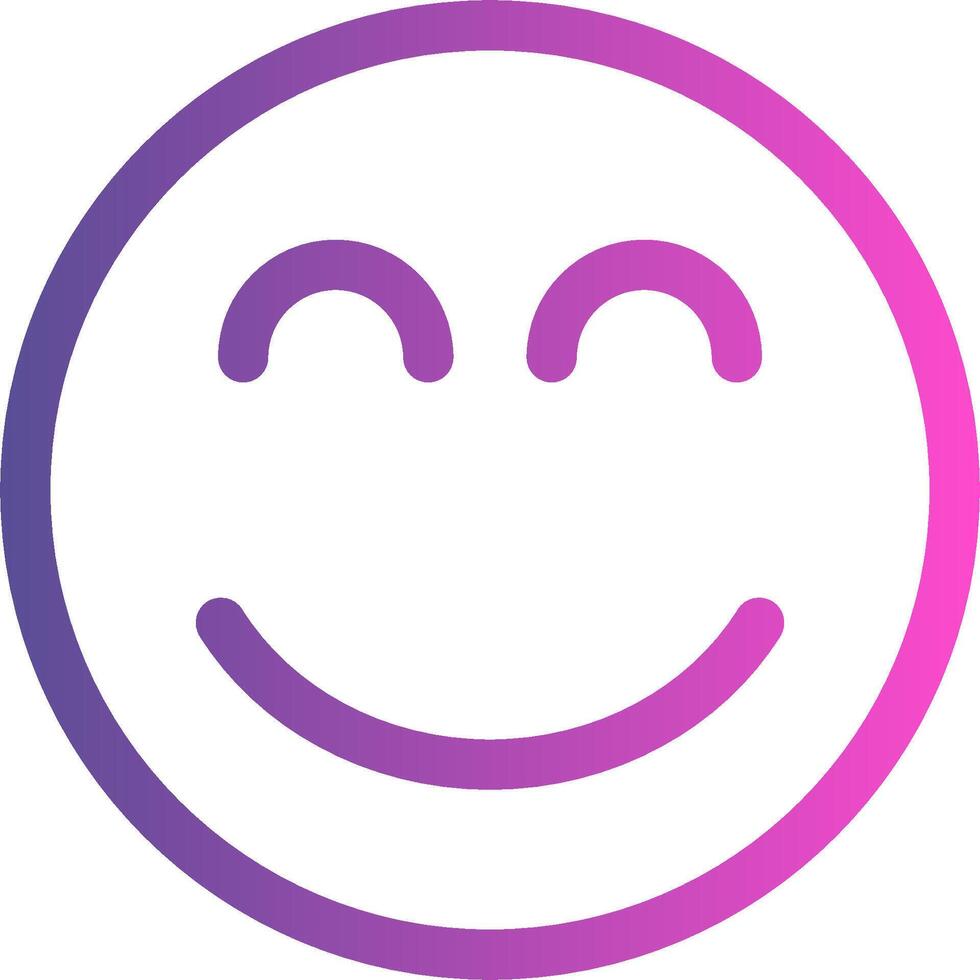A smiley face with a purple and pink background vector