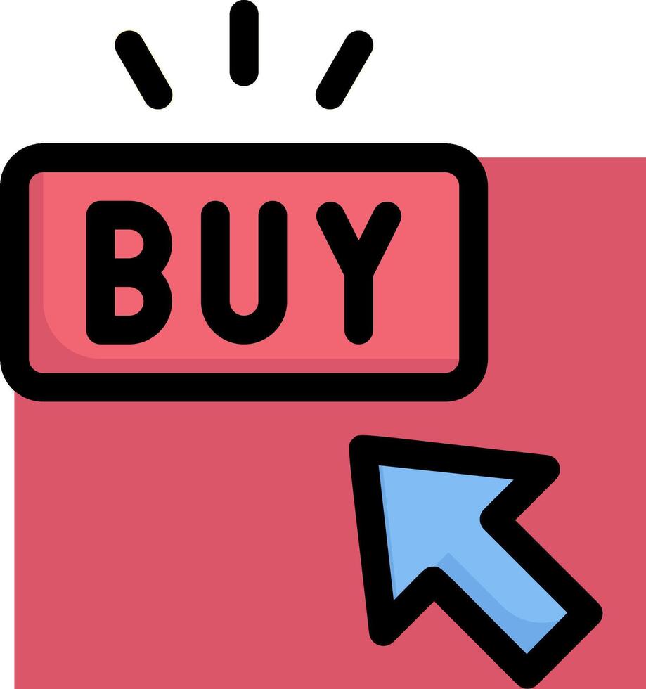 Buy button icon vector