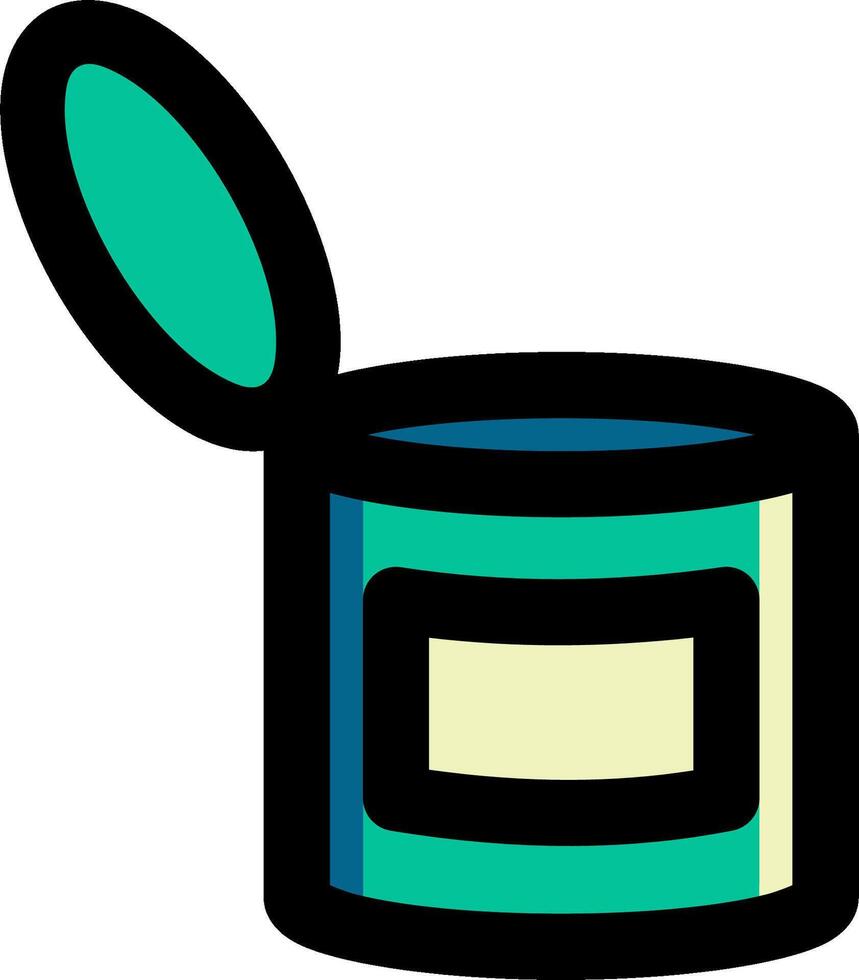 Can of paint clip art vector