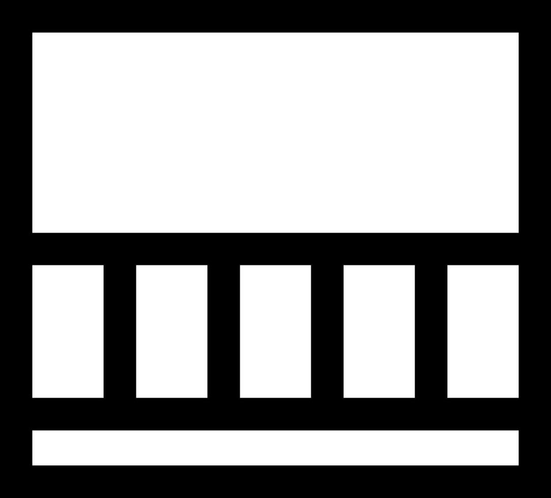 A black and white image of a white and black square vector