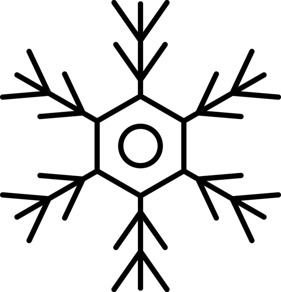 Snowflake illustration design vector
